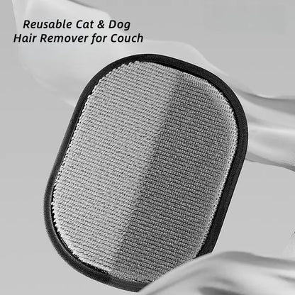 Electrostatic Pet Hair Removal Gloves - Reusable Grooming Tool for Cats and Dogs, Ideal for Furniture, Carpets, and Car Seats