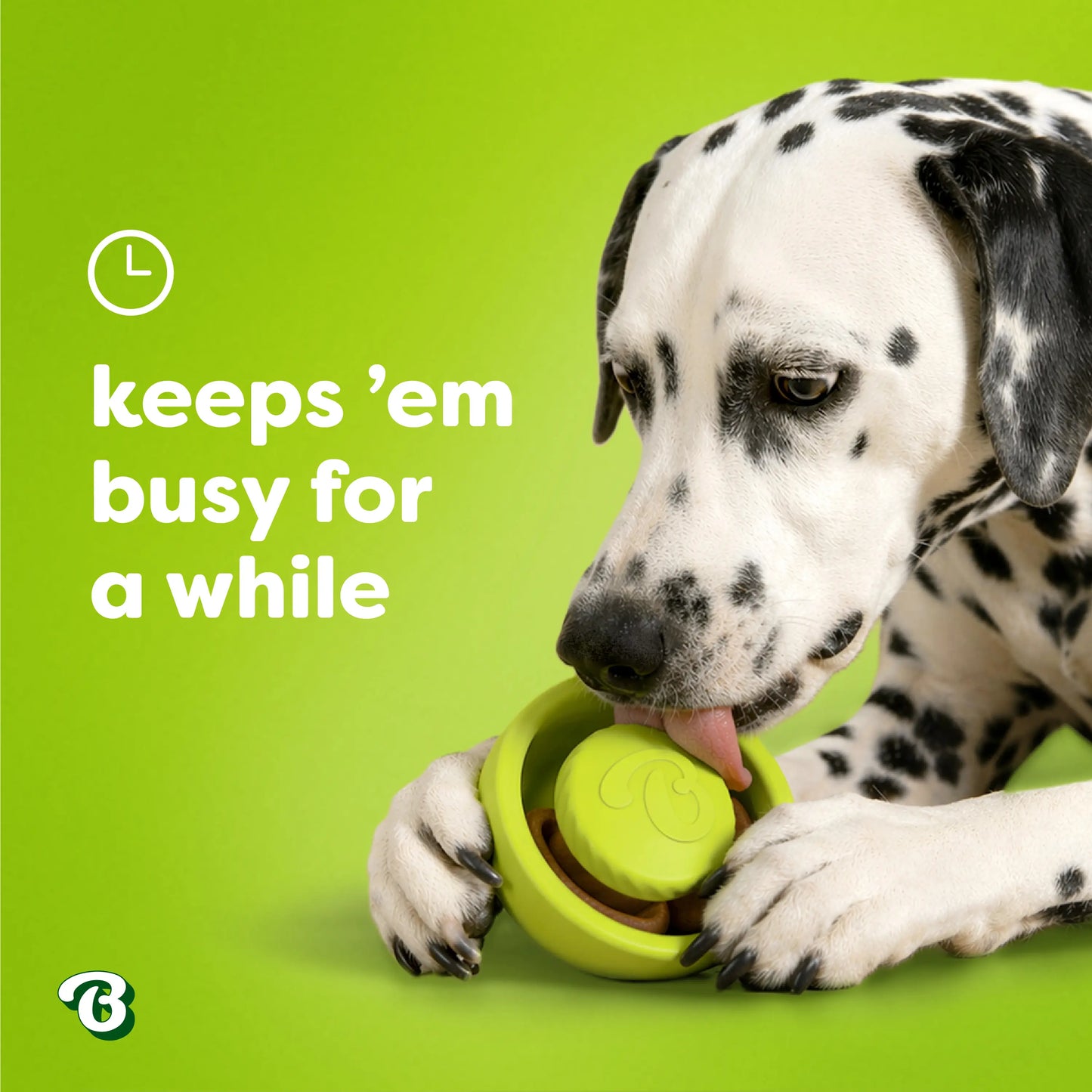 Benebone Tongue Twister Interactive Enrichment Dog Toy