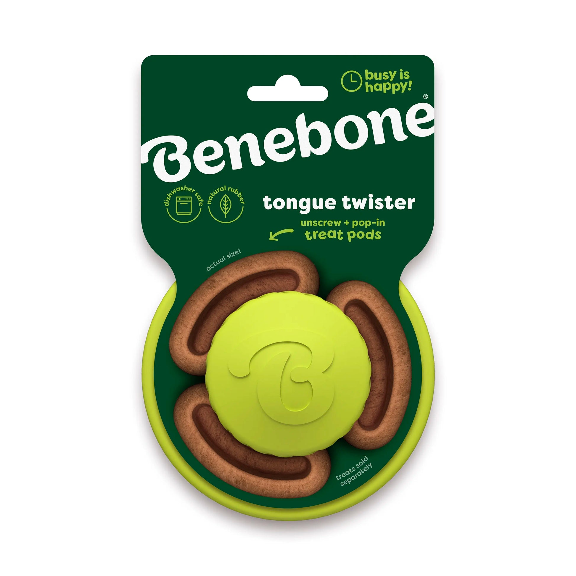 Benebone Tongue Twister Interactive Enrichment Dog Toy