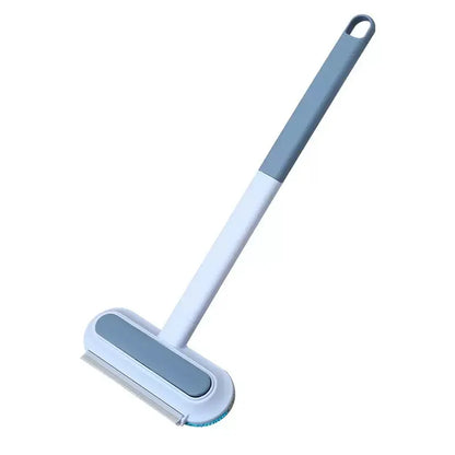 Pet Hair Remover Brush for Couch, Carpet and Clothes, Reusable Lint Brush with Long Handle, Includes 2 Brushes